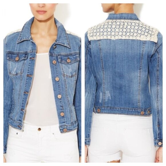 Romeo & Juliet Couture Jackets & Blazers - Romeo & Juliet Couture Yoke Denim Jacket Medium